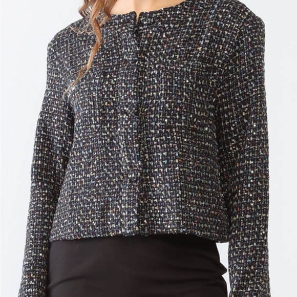 Le Lis Tweed Sequin Jacket - Picture 4 of 4
